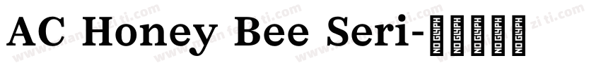 AC Honey Bee Seri字体转换